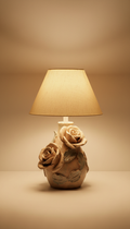Ceramic Table Lamp With Linen Shade