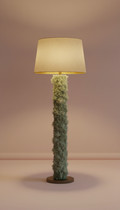 Textured Fabric Floor Lamp